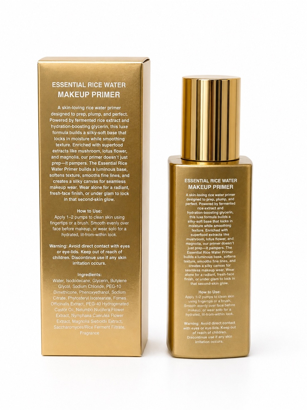 ISH Gold Essential Rice Water Makeup Primer - Picture 3 of 3